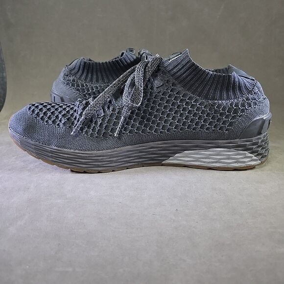Nobull Diamond Knit Trainer Gray Gum Sole Running Shoes Sneakers Mens Sz 15 EUC - Picture 8 of 10